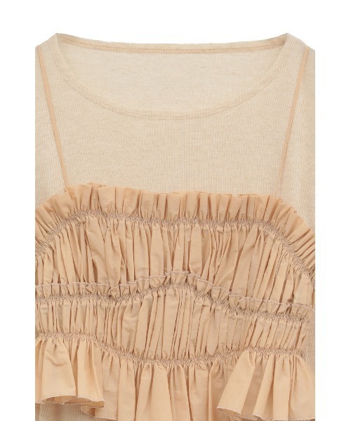 CLANE（クラネ）の「BUSTIER SET TOPS（その他トップス・レディース・ブラック/アイボリー/ベージュ・2/1）」の19枚目の写真