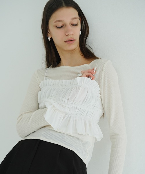 セール】BUSTIER SET TOPS（その他トップス）｜CLANE（クラネ）の