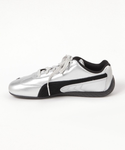 PUMA（プーマ）の「【PUMA（プーマ）】SPEEDCAT METALLIC(WOMENS)（スニーカー・レディース・ライトグレー・MEDIUM）」の2枚目の写真