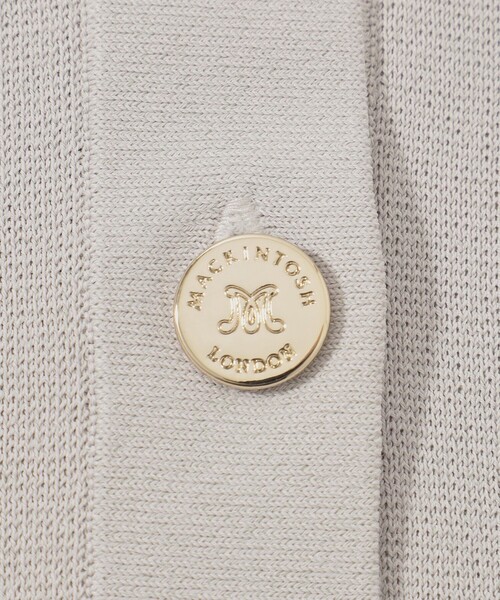 MACKINTOSH LONDON（マッキントッシュ ロンドン）の「ミラノリブニットカーディガン（カーディガン/ボレロ・レディース・ベージュ/ブラック・38/40）」の6枚目の写真