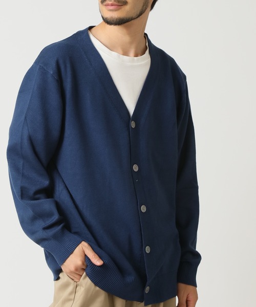 ARCADE（アーケード）の「カラーニットカーディガン/Vネック（カーディガン/ボレロ・メンズ・チャコールグレー/ライトグレー/ライトブルー/ブラック/ダークグリーン/ベージュ/ネイビー/レッド/オレンジ/ライトグリーン・L/XL/M）」の8枚目の写真