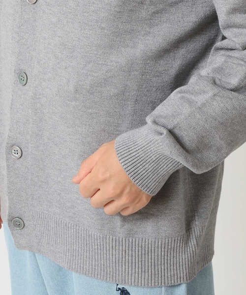 ARCADE（アーケード）の「カラーニットカーディガン/Vネック（カーディガン/ボレロ・メンズ・チャコールグレー/ライトグレー/ライトブルー/ブラック/ダークグリーン/ベージュ/ネイビー/レッド/オレンジ/ライトグリーン・L/XL/M）」の16枚目の写真