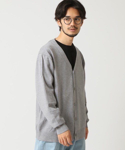 ARCADE（アーケード）の「カラーニットカーディガン/Vネック（カーディガン/ボレロ・メンズ・チャコールグレー/ライトグレー/ライトブルー/ブラック/ダークグリーン/ベージュ/ネイビー/レッド/オレンジ/ライトグリーン・L/XL/M）」の12枚目の写真