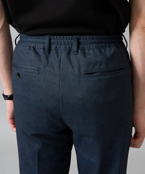 a.v.v（アーヴェヴェ）の「【イージーケア/ストレッチ】メランジポンチスマートスラックス【洗濯機で洗える】通勤/ビジネス/ジャケット〈ON/OFF SERIES〉（スラックス・メンズ・ダークグレー/ネイビー・46/48/50）」の21枚目の写真