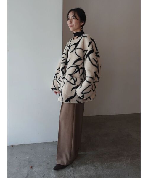 LAGUNAMOON（ラグナムーン）の「ウォッシャブルタックワイドパンツ（その他パンツ・レディース・ブラウン/アイボリー/ブラック・SMALL/MEDIUM）」の10枚目の写真