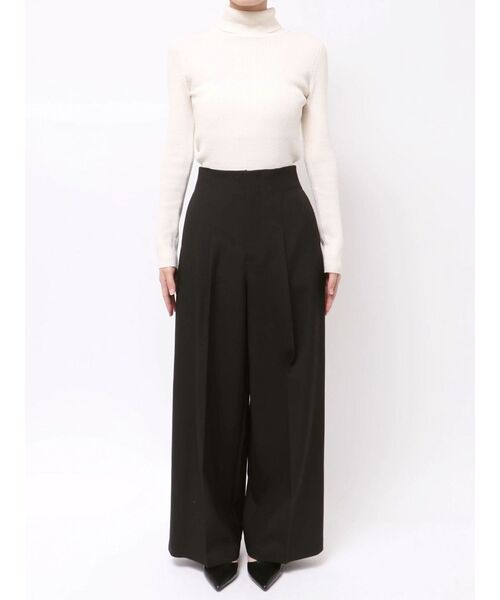 LAGUNAMOON（ラグナムーン）の「ウォッシャブルタックワイドパンツ（その他パンツ・レディース・ブラウン/アイボリー/ブラック・SMALL/MEDIUM）」の19枚目の写真