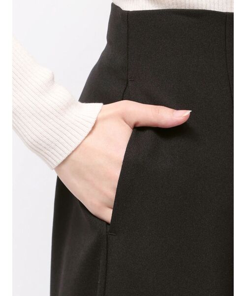 LAGUNAMOON（ラグナムーン）の「ウォッシャブルタックワイドパンツ（その他パンツ・レディース・ブラウン/アイボリー・SMALL/MEDIUM）」の6枚目の写真