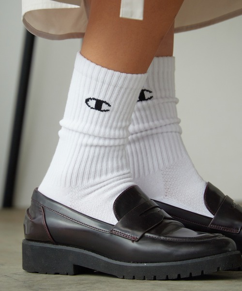 Champion(チャンピオン)の「Champion/チャンピオン 3P MIDDLE SOCKS 3点セット ソックス(ソックス/靴下・メンズ・ホワイト/ブラック・25/23)」の6枚目の写真