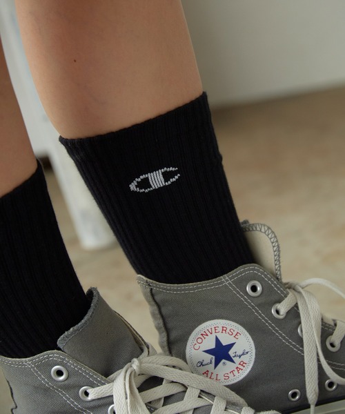 Champion(チャンピオン)の「Champion/チャンピオン 3P MIDDLE SOCKS 3点セット ソックス(ソックス/靴下・メンズ・ホワイト/ブラック・25/23)」の8枚目の写真