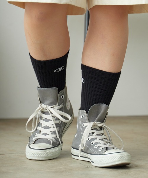 Champion(チャンピオン)の「Champion/チャンピオン 3P MIDDLE SOCKS 3点セット ソックス(ソックス/靴下・メンズ・ホワイト/ブラック・25/23)」の9枚目の写真