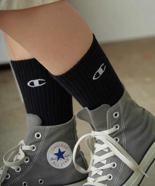 Champion(チャンピオン)の「Champion/チャンピオン 3P MIDDLE SOCKS 3点セット ソックス(ソックス/靴下・メンズ・ホワイト/ブラック・25/23)」の11枚目の写真