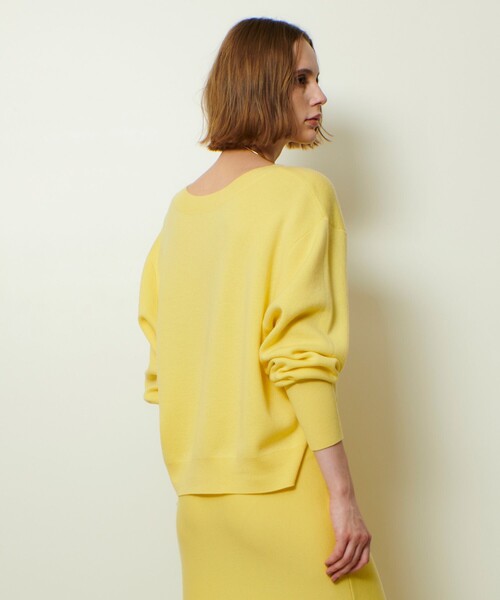 ウールスムース2WAYネックプルオーバー（ニット/セーター