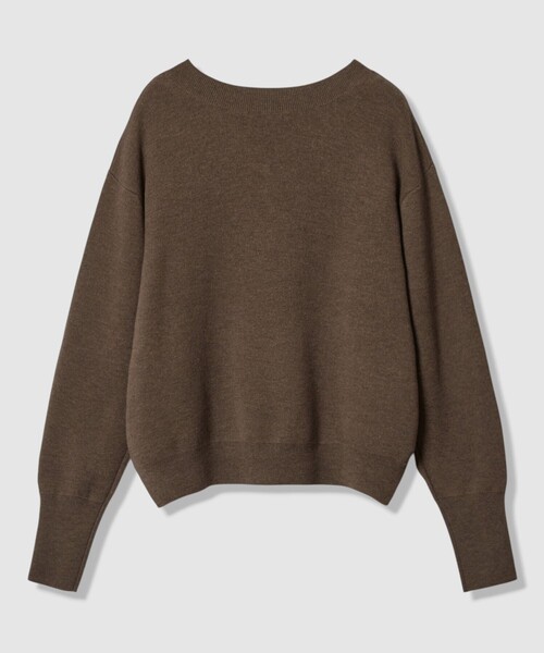 ウールスムース2WAYネックプルオーバー（ニット/セーター