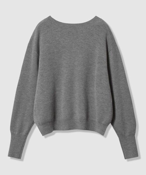 ウールスムース2WAYネックプルオーバー（ニット/セーター