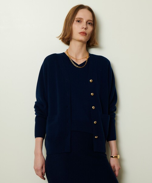 ウールスムース2WAYネックプルオーバー（ニット/セーター