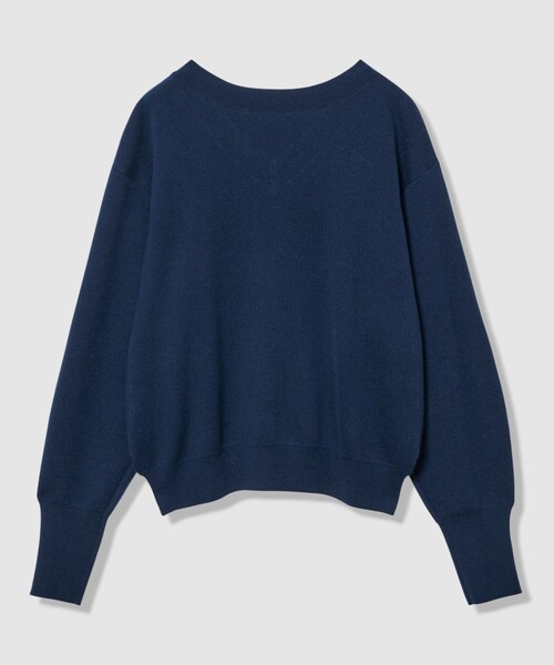 allureville ウールスムース 2WAY ネックプルオーバー セットアップ対応可能】ウールスムース2WAYネックプルオーバー