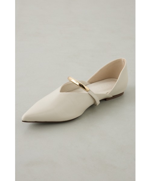 AZUL by moussy（アズールバイマウジー）の「ルクスメタルポインテッドトゥパンプス（パンプス・レディース・アイボリー/ブラック・SMALL/LARGE/MEDIUM）」の13枚目の写真