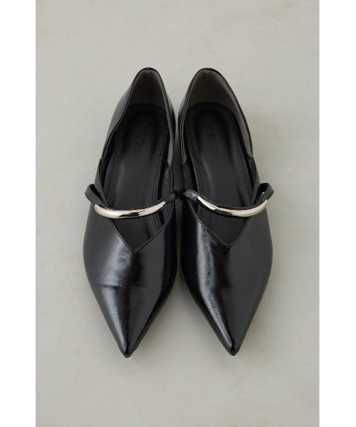 AZUL by moussy（アズールバイマウジー）の「ルクスメタルポインテッドトゥパンプス（パンプス・レディース・アイボリー/ブラック・SMALL/LARGE/MEDIUM）」の18枚目の写真