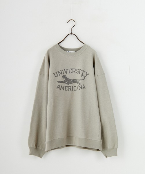 Americanaアメリカーナ　crew neck sweat AMERICANA（アメリカーナ） トレーナー スウェット AMRCN STATE SWEAT