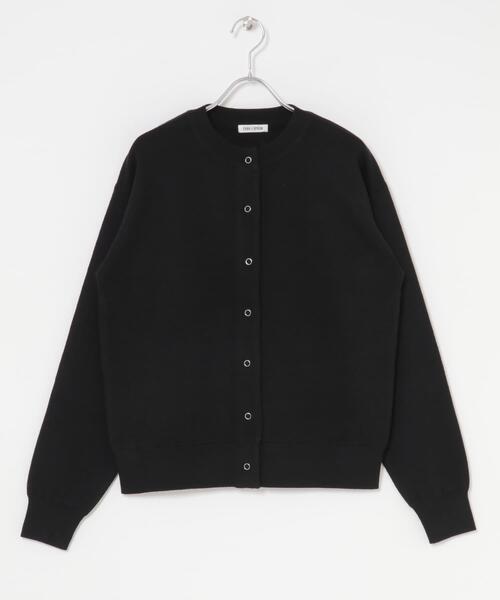 FORK&SPOON(フォークアンドスプーン)の「FORK&SPOON ミラノリブクルーネックカーディガン(カーディガン/ボレロ・レディース・アイボリー/ブラック/ネイビー/レッド・1)」の11枚目の写真