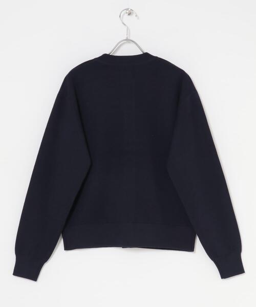 FORK&SPOON(フォークアンドスプーン)の「FORK&SPOON ミラノリブクルーネックカーディガン(カーディガン/ボレロ・レディース・アイボリー/ブラック/ネイビー/レッド・1)」の21枚目の写真