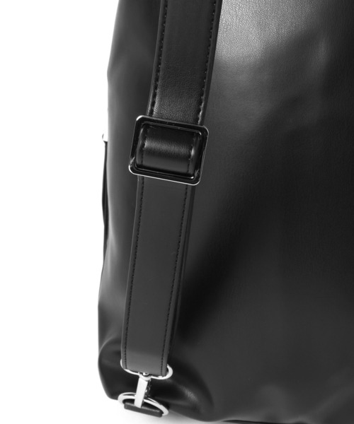 HARE（ハレ）の「レザーナップサック(HARE)（バックパック/リュック・メンズ・ブラック・FREE）」の13枚目の写真