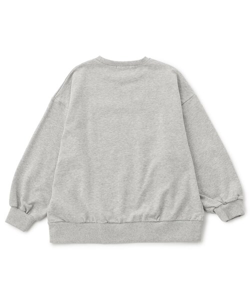 algy（アルジー）の「りぼんロゴBIGトレーナー（スウェット・キッズ・ピンク/グレー/オフホワイト・XX-SMALL/X-SMALL/SMALL/MEDIUM）」の4枚目の写真