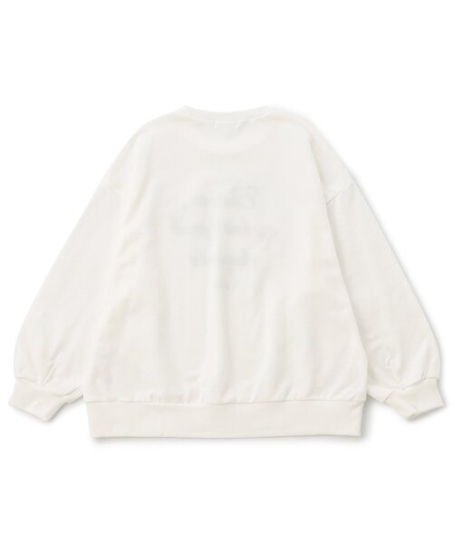 algy（アルジー）の「りぼんロゴBIGトレーナー（スウェット・キッズ・ピンク/グレー/オフホワイト・XX-SMALL/X-SMALL/SMALL/MEDIUM）」の5枚目の写真