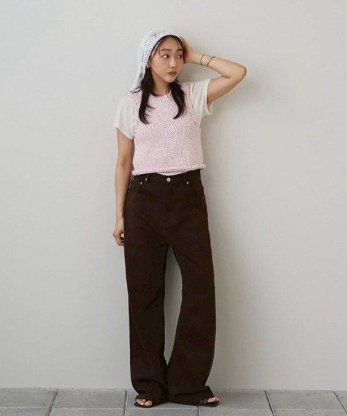 TODAYFUL（トゥデイフル）の「Hand Knit Vest（ベスト）」 - WEAR