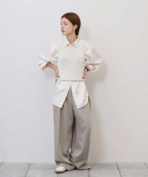 TODAYFUL Chunky Hand Knit Vest ベスト2way Todayful chunky hand knit vest 新木優子さん着用todayful