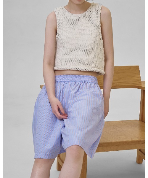 TODAYFUL(トゥデイフル)の「Hand Knit Vest(ベスト・レディース・ベビーピンク/ブラック/オフホワイト・FREE)」の18枚目の写真