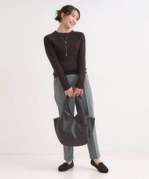 SHOO・LA・RUE(シューラルー)の「あおりポケットバルーントートバッグ(トートバッグ・レディース・ブルー系その他/ブラウン系その他/ブラック・00)」の17枚目の写真
