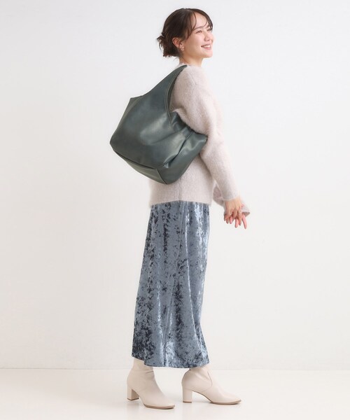 SHOO・LA・RUE(シューラルー)の「あおりポケットバルーントートバッグ(トートバッグ・レディース・ブルー系その他/ブラウン系その他/ブラック・00)」の20枚目の写真