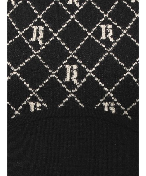 RESEXXY（リゼクシー）の「チェックジャガードマーメイドニットワンピース（ワンピース・レディース・アイボリー/ブラック/ベージュ・FREE）」の18枚目の写真