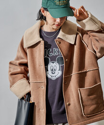 FREAK'S STORE（フリークスストア）の「限定展開 ステンカラー コーデュロイ 裏ボアジャケット（ブルゾン・レディース）」