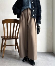 Chez toi（シェトワ）の「【静電気防止】サイドボタンタックパンツ（その他パンツ）」