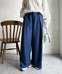 Chez toi | 【静電気防止】サイドボタンタックパンツ(その他パンツ)