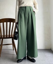 Chez toi（シェトワ）の「【静電気防止】サイドボタンタックパンツ（その他パンツ）」