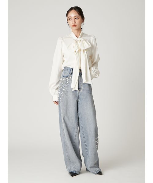 セール】ビッグボウタイブラウス（シャツ/ブラウス）｜FRAY I.D