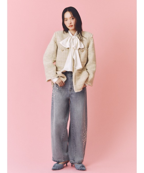 セール】ビッグボウタイブラウス（シャツ/ブラウス）｜FRAY I.D