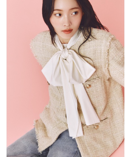 セール】ビッグボウタイブラウス（シャツ/ブラウス）｜FRAY I.D