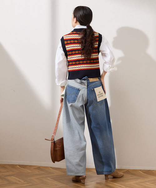 追加》《別注》【INSCRIRE*LEE*LESSAGE】COWBOY/RIDERSPANTS：デニム