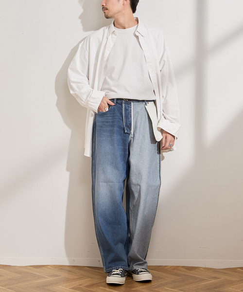 追加》《別注》【INSCRIRE*LEE*LESSAGE】COWBOY/RIDERSPANTS：デニム