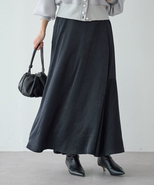 BEARDSLEY（ビアズリー）の「バックマーメイドスカート（スカート・レディース・ブラック/モカ・1/0）」の3枚目の写真