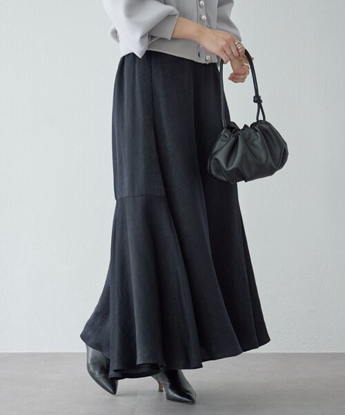 BEARDSLEY（ビアズリー）の「バックマーメイドスカート（スカート・レディース・ブラック/モカ・1/0）」の4枚目の写真