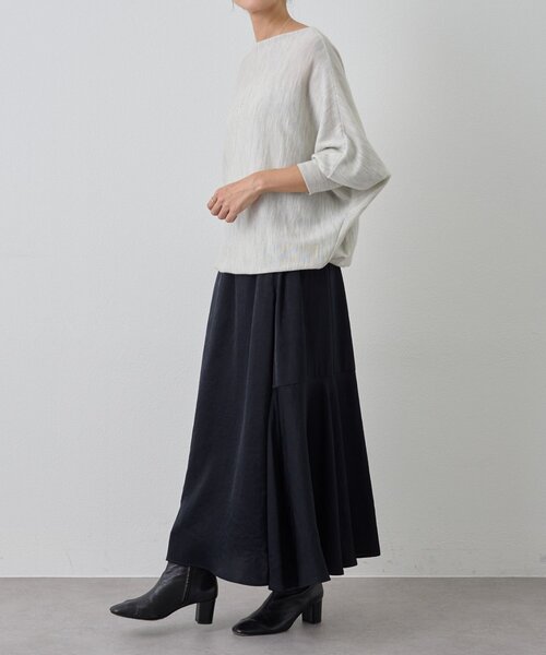 BEARDSLEY（ビアズリー）の「バックマーメイドスカート（スカート・レディース・ブラック/モカ・1/0）」の12枚目の写真