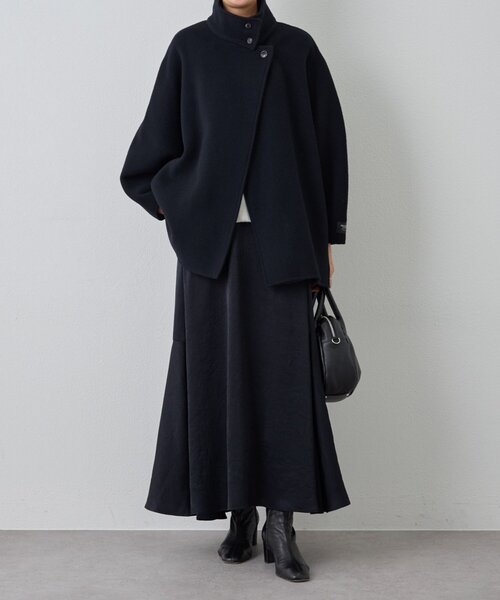 BEARDSLEY（ビアズリー）の「バックマーメイドスカート（スカート・レディース・ブラック/モカ・1/0）」の14枚目の写真