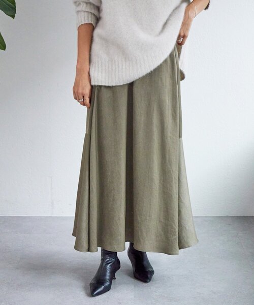 BEARDSLEY（ビアズリー）の「バックマーメイドスカート（スカート・レディース・ブラック/モカ・1/0）」の16枚目の写真