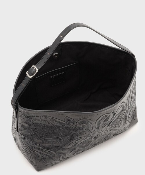 CARVING TRIBES（カービングトライブス）の「Handle SquareBag（ハンドバッグ・レディース・ブラック/ブラウン系その他2・FREE）」の10枚目の写真