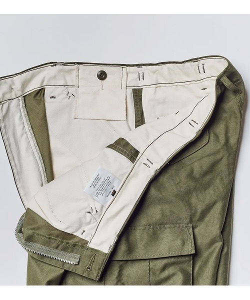 A VONTADE（アボンタージ）の「【A VONTADE】ア ボンタージ/M-65 Trousers -Modify（カーゴパンツ・メンズ・オリーブ・LARGE/X-LARGE/SMALL/MEDIUM）」の7枚目の写真